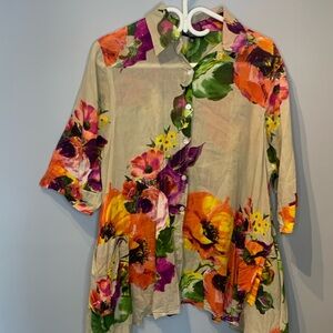 Floral Free Size Blouse